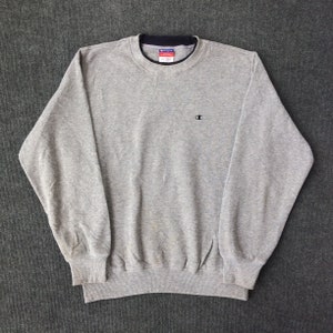 Vintage Champion Grau Farbe Hip Hop Sport Streetwear Style Sweatshirt
