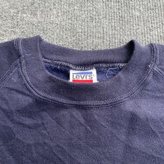 80s Levi’s vintage sweatshirt Vintage 80s Levi's Crewneck Sweatshirt, Blue USA Graphic