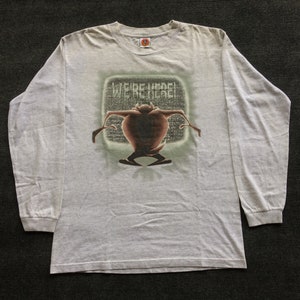 Vintage Tazmania Devil T Shirt Long Sleeve Rare T Shirt