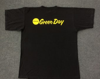 Vtg 90s Green Day Grunge Tour Promo Original Rare Punk T Shirt - Etsy
