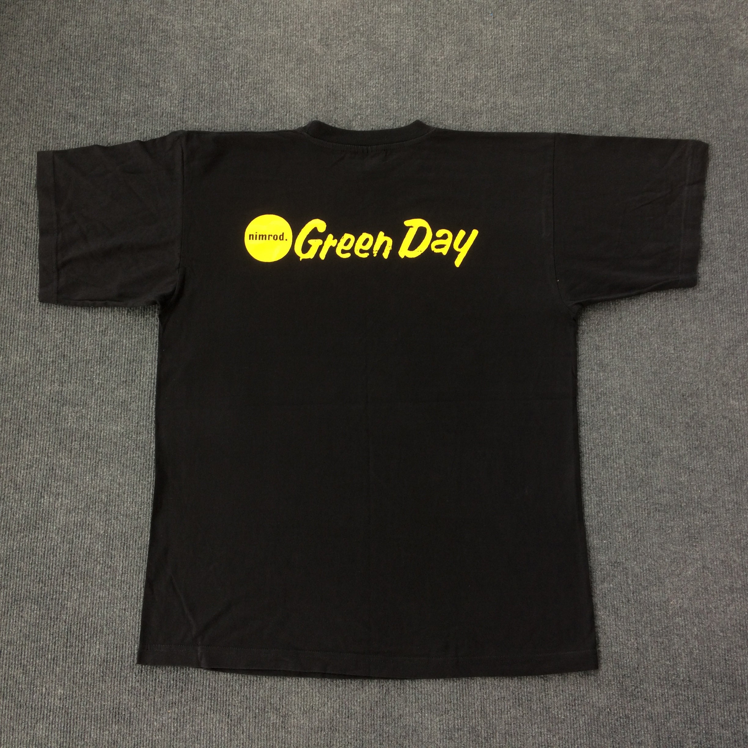90s ビンテージ Tシャツ Grunge Will Never Die 青緑 Vintage 90s Green Day Grunge Tour Promo Original Rare Punk T