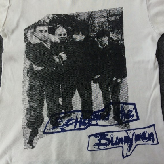 Vintage Echo and the Bunnymen Tour 80s Rare T Shirt - Etsy