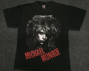 ヴィンテージ マイケル・モンロー ハノイ・ロックス 長袖Tシャツ