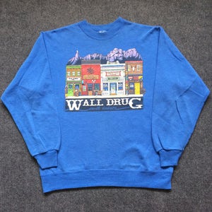 Vintage Wall Usa Sweater 80s Streetwear Style Sweatshirt