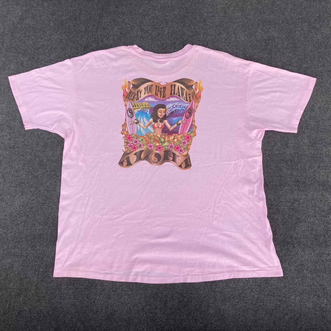 Vintage 90’s Hawaii navy tee 🩵🏄‍♀️🌴🥥🍓