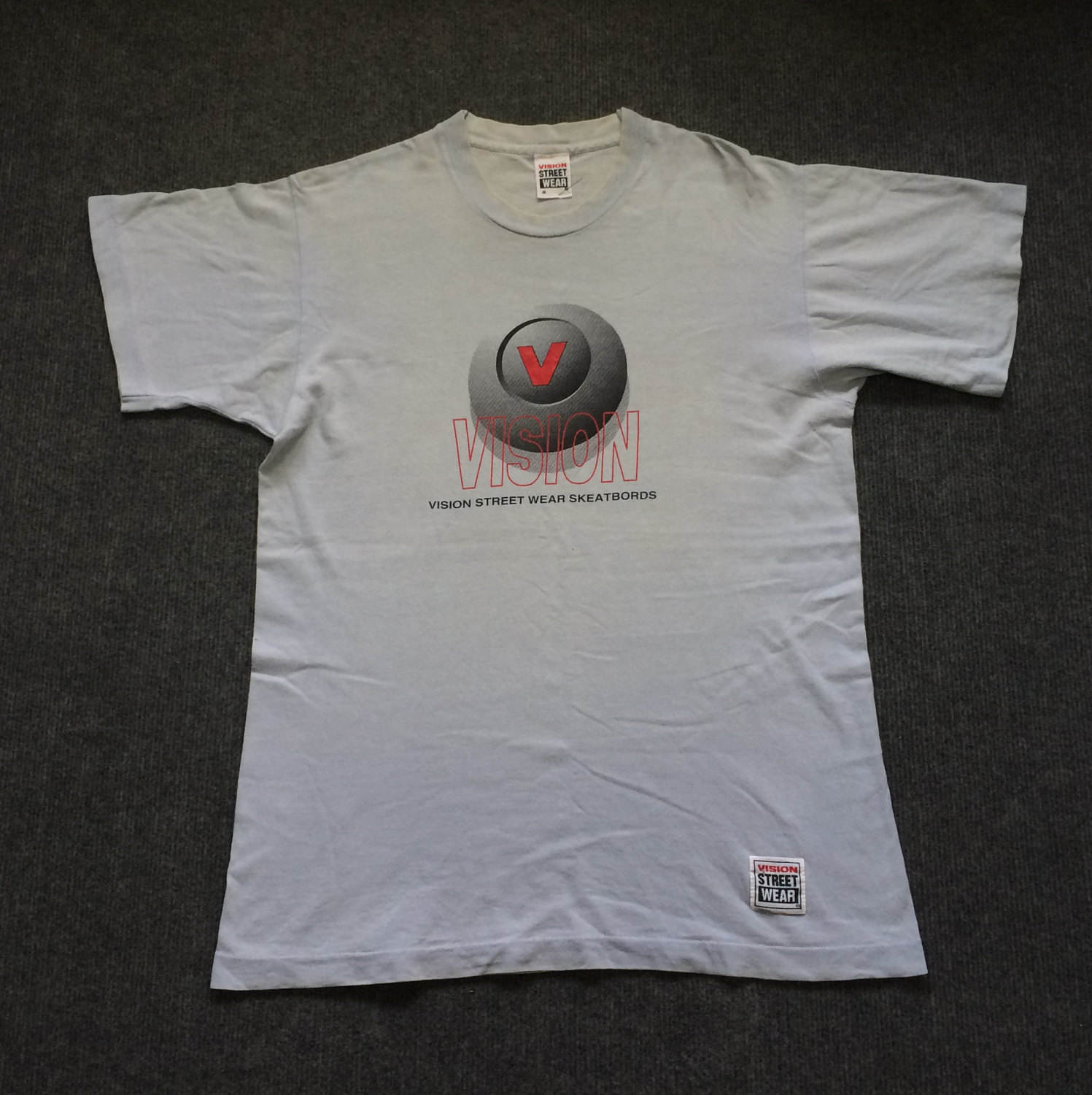 Vintage VISION Street Wear Skateboard 80s 90s Skate T Shirt