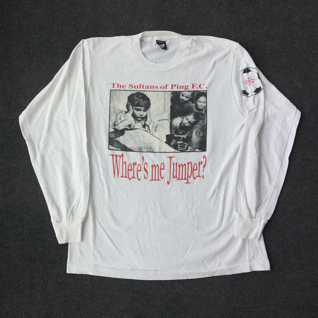 Vintage the Sultans of Ping FC Where Me Jumper Tour Promo Long Etsy