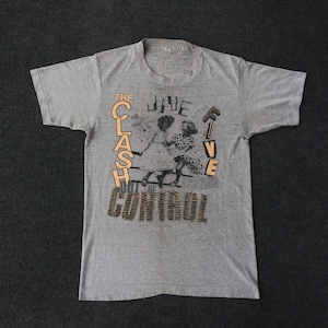 Vintage The Clash Control Paperthin 80s 1984 Tour Promo Original Rare T Shirt