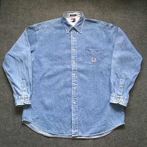 Vintage Tommy Hilfiger 80s 90s Long Sleeve Rare shirt