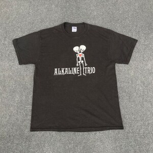 00's ALKALINE TRIO バンドTシャツ　ブラック 00's ALKALINE TRIO バンドTシャツ ブラック TRIO T-Shirt (Black