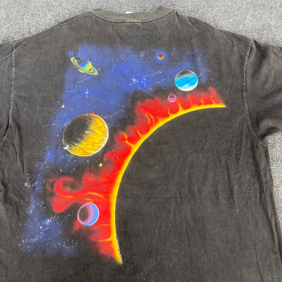 Vintage The Solar System Planet 90s Rare T shirt - Gem