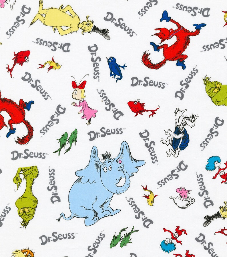 XXS-XXL Dr Seuss Characters Bandana