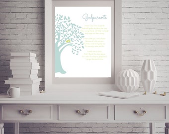 GODPARENT/GODMOTHER/GODFATHER Digital Download - Baptism; Christening; Family; Baby Dedication; Christening Gift; Baptism Gift; Godmother