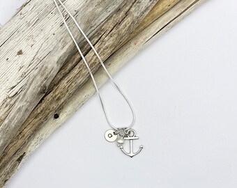 Anchor Necklace | Gift of Strength, Motivational Gift, Best Friend Gift, Personalized Gift, Custom Jewelry, Gift for Her, Hope Anchors