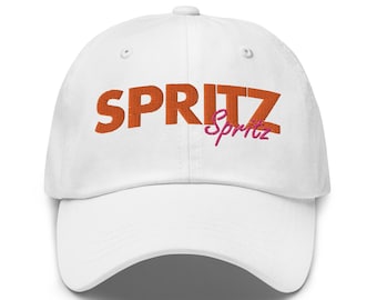 Spritz - Chapéu de pai com bordado - Aperol Spritz - Spritz Time - Chapéu Spritz - Boné Spritz - Chapéu italiano - Boné italiano
