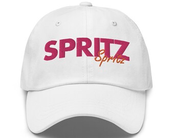 Spritz - Chapéu de pai com bordado - Aperol Spritz - Spritz Time - Chapéu Spritz - Boné Spritz - Chapéu italiano - Boné italiano