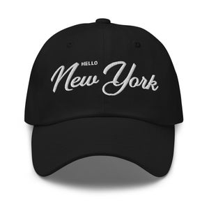 New York Dad Hat met borduursel - Big Apple Hat - New York City Gift - New York Lover - New York Pet - New York Hat - Hello New York Hat