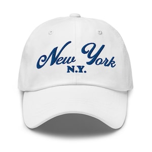 New York NY Dad Hat met borduursel - New York Dad Hat - New York Cap - New York Hat