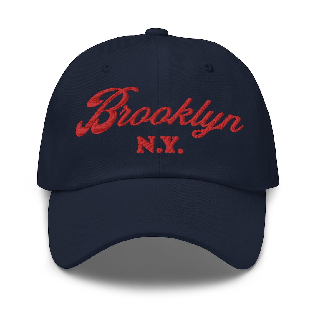 Casquette Baseball New York City Vintage – Bleu, Brodée, Réglable (strapback) – Taille Unique Enfant