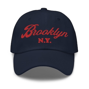 Brooklyn NY Dad hat with Embroidery - Brooklyn Dad Hat - Brooklyn Baseball Cap - Brooklyn New York