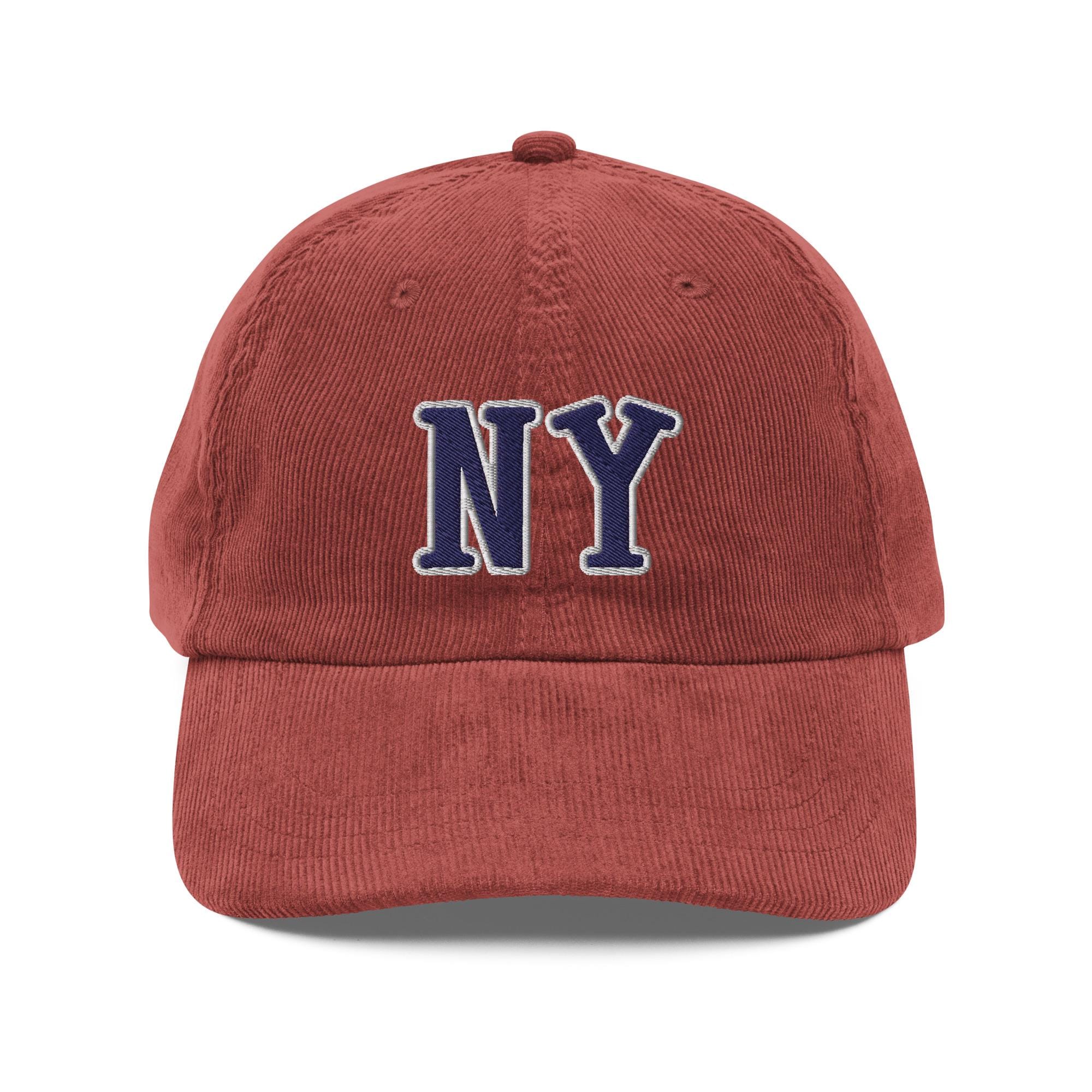 NY Vintage Corduroy Cap - New York Cap - New York Hat - NY