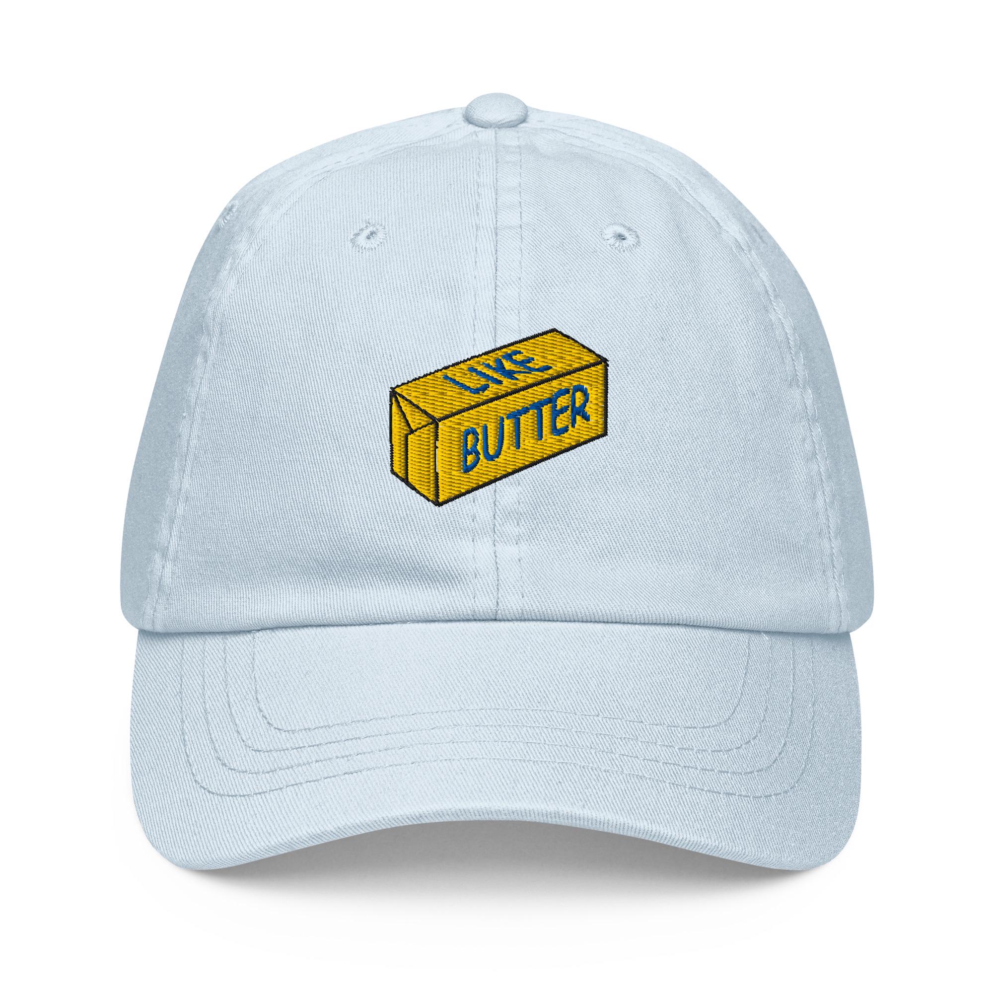 Like Butter Pastel Baseball Hat With Embroidery - Butter  display picture 2