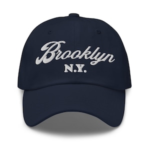 Brooklyn NY Dad hat with Embroidery - Brooklyn Dad Hat - Brooklyn Baseball Cap - Brooklyn New York Hat