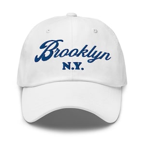 Brooklyn NY Dad hat with Embroidery - Brooklyn Dad Hat - Brooklyn Baseball Cap - Brooklyn New York Hat