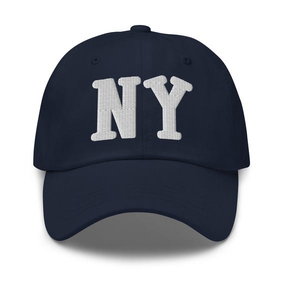 NY Dad Hat With Embroidery - New York Dad Hat - NY Dad Cap  display picture 1