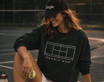 Tennis Mom Sweatshirt | Tennis Mom Gift | Sports Mom Crewneck | Mother's Day Gift | Gift for Tennis Mom | Tennis Sweatshirt Women