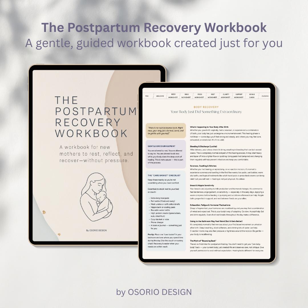 Postpartum Progress Notes.pdf Postpartum Recovery Journal: Gentle Support Workbook (printable PDF) - Etsy