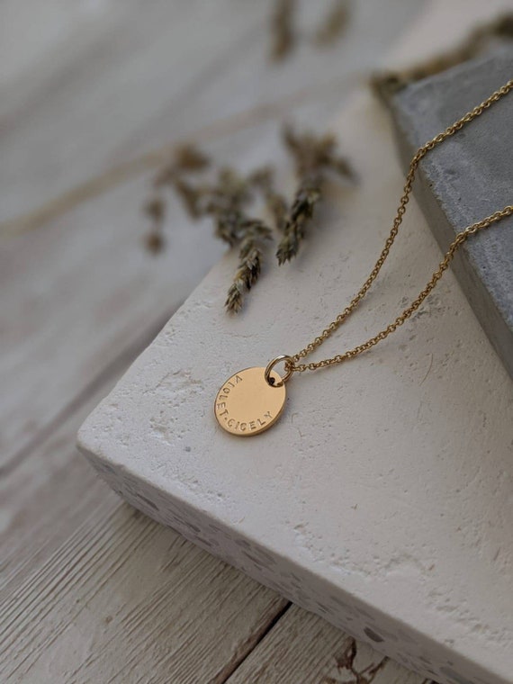A piece of my heart lives in heaven necklace | kandsimpressions