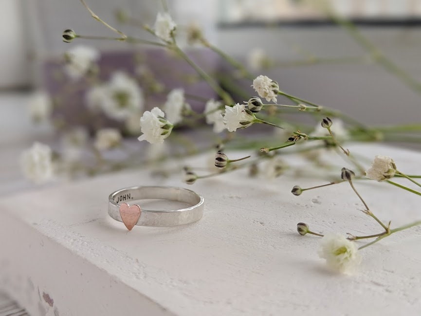 Serge DeNimes - Anello in argento sterling con simboli
