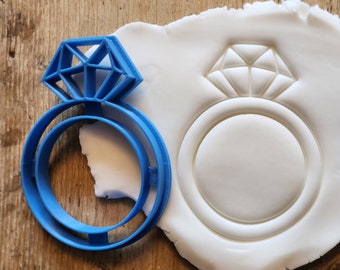 Wedding Mini Cookie Cutter Set-Set of 5 Wedding themed mini cookie cutters