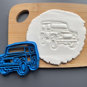 Land Rover 90 cookie cutter, forward control, icing fondant cutter, gift ideas, father's day ideas
