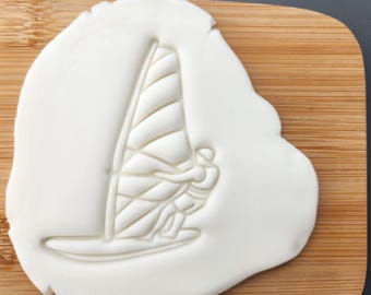 Windsurfer shaped cookie/ biscuit cutter, sports, water, icing decoration, baking, cake, accessories,