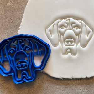 Great Dane Face cookie cutter, Pet dog, dog biscuit cutter, Cute dog, Animal icing decoration, Large Masiff German