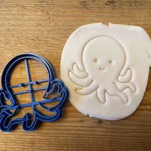 Octopus cookie/ biscuit cutter, decorating ideas, UK, sea creature, ocean, aquatic, icing ideas, party, cake, sugar cookies