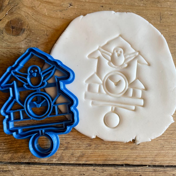 Cuckoo Clock biscuit/ cookie cutter, baking accessories, cake decorating, sugar cookies