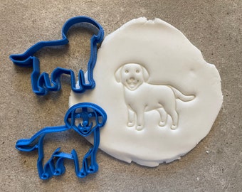 Labrador Retriever cookie cutter, dog biscuit cutter, Animal icing decoration, dog bakery, homemade dog treats