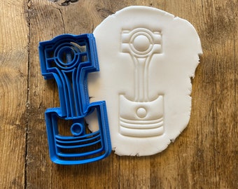 Piston cookie biscuit cutter, baking accessories, cake decoration, engine, car vehicle