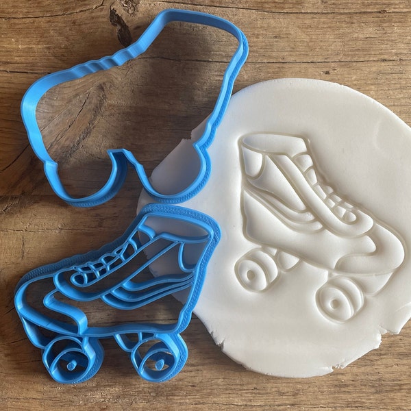 Roller Boot/skate cookie cutter, icing, disco, fondant, decorating, bakery biscuit cutter, 80's sport