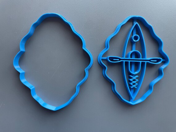 BAKERLOGY Kajak Ausstechformen 2-teilig - Paddel Und Kajak Keksausstecher