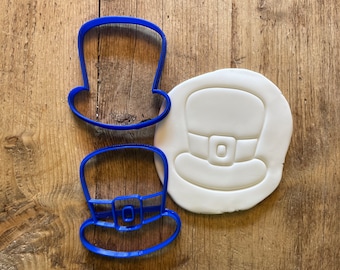 St Patrick's Day Hat cookie/ biscuit cutter, Irish, gift ideas, Spring, baking accessories, cake decorating