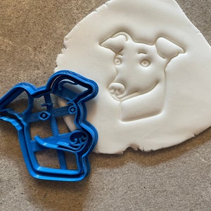 Whippet dog cookie cutter, biscuit cutter, Cute dog, Animal icing decoration, English Whippet, sport's dog