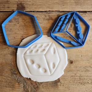Roll the Dice with Our Fun Cookie Cutter, decorating, icing cutter, fondant, birthday ideas, war gaming, cake, baking