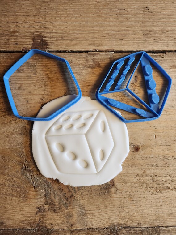 Roll the Dice with Our Fun Cookie Cutter, decorating, icing cutter, fondant, birthday ideas, war gaming, cake, baking