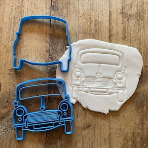 Morris Minor Front View cookie/ biscuit cutter, baking accessories icing, fondant, cake decorating, car, gift ideas,