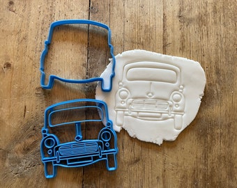 Morris Minor Front View cookie/ biscuit cutter, baking accessories icing, fondant, cake decorating, car, gift ideas,