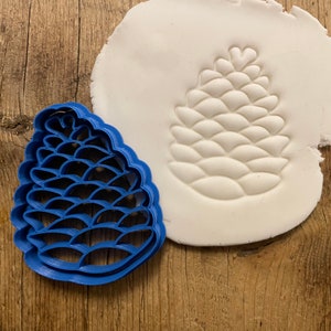 Pine cone cookie/biscuit cutter, nature, biscuit, icing, tree, autumn, conifer cone, decorating, baking, cake, sweet, seasonal